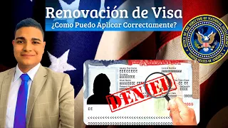 RENOVACIÓN DE VISA EE.UU, Autorización Consular Actualizado 2022
