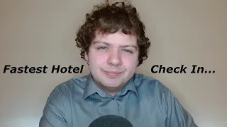 Fastest Hotel Check In | ASMR