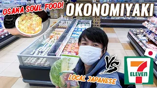 [Osaka Vlog] Local VS 7-Eleven Okonomiyaki, Shopping at Most Popular Japanese Supermarket Life #239