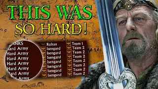 Rohan VS 7 Hard Army | Battle for Middle Earth Patch 2.22 (Harder Version)