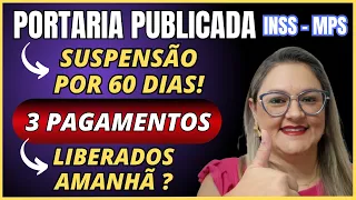 🔴 SAIU PORTARIA SUSPENSÃO POR 60 DIAS + 3 PAGAMENTOS LIBERADOS AMANHÃ ? - ANIELI EXPLICA