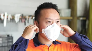 How to properly use a disposable P2/N95 respirator