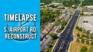 Road Construction Timelapse  | South Airport Road [Full Project 2018]
