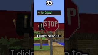 Minecraft, But I HAVE To Break The Law...