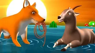 Samajdar Bakri 3D Animated Hindi Stories for Kids - Moral Stories समझदार बकरी हिन्दी कहानी Tales
