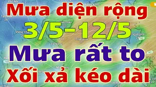 Dự báo thời tiết mới nhất ngày mai 3/5/2024 | dự báo bão mới nhất | thời tiết 3 ngày tới