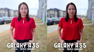 Galaxy A35 vs A55 camera comparison! Which phone will come on top!?