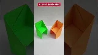 How to make an origami chair step by step | Paper Chair | DIY crafts #Shorts