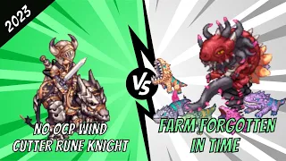 iRO Chaos - Budget Build - TWO OCP Wind Cutter Rune Knight VS Farm Forgotten in Time (2023)