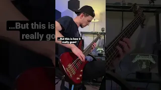 WRONG vs. RIGHT way to play Seek and Destroy on bass - Metallica￼