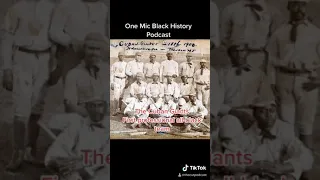 The Cuban Giants - The first all black professional baseball team