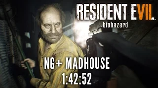 Resident Evil 7 - NG+ Madhouse Speedrun in 1:42:52