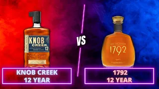 Aged Bourbon Battle BLIND! Which One Is Worth The Money? | Knob Creek 12 Year vs 1792 12 Year