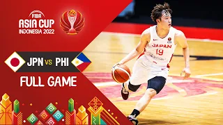 Japan 🇯🇵 - Philippines 🇵🇭 | Basketball Full Game - #FIBAASIACUP 2022