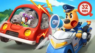 Dangers of Overloaded Vehicles | Kids Cartoon | Car Safety | Police Rescue | Sheriff Labrador