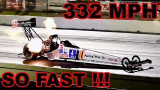 THIS THING IS SO FAST!!! 332 MPH In Clay Millican Top Fuel Dragster