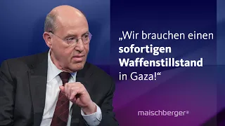 Marie-Agnes Strack-Zimmermann & Gregor Gysi über Gaza, Ukraine und Waffenlieferungen | maischberger