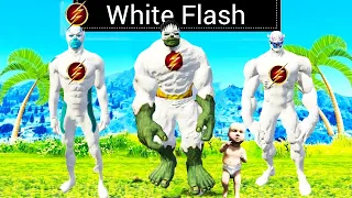 Adopted By WHITE HULK FLASH VENOM BROTHERS in GTA 5 (GTA 5 MODS)