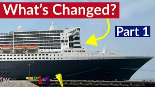 What’s new on Queen Mary 2? Refit update Part 1.