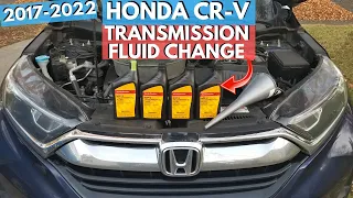 2017-2023 Honda CR-V Transmission CVT Fluid Change How To -Jonny DIY