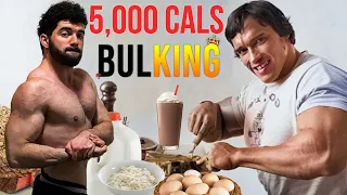 Golden Era Diet? 5000 Calories BULKING Full Day of Eating