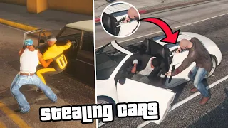 Evolution of Carjacking in gta games - includes defenitive edition too