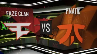 CS:GO :- FaZe Clan vs. Fnatic - ESL Pro League Season 14 - [ Overpass ] Map 1