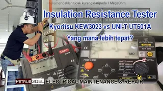 Kyoritsu KEW3023 vs UNI-T UT501A Insulation Resistance Tester