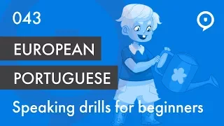 Learn European Portuguese (Portugal) - basic drill for beginners (ele, ela)