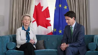President Von der Leyen met with Prime Minister of Canada, Justin Trudeau at #UNGA