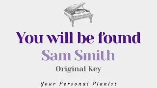 You will be found - Sam Smith & Summer Walker (Piano Karaoke) - Instrumental Cover with Lyrics