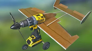 FLYING Powerdrill AIRPLANE!!!