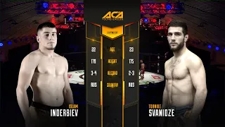 ACA YE 19: Ислам Индербиев vs. Торнике Сванидзе | Islam Inderbiev vs. Tornike Svanidze