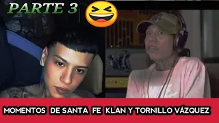 🤣MOMENTOS GRACIOSOS DE SANTA FE KLAN I TORNILLO VÁZQUEZ 🤣