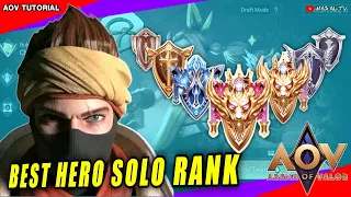 Arena of Valor Best Hero Solo Rank - Aov Carry Heroes - Arena of Valor