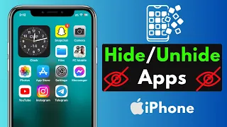 How To Hide & Unhide Any Apps on iPhone iOS 17 | iPhone Apps Hide Unhide