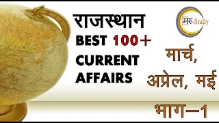 Rajasthan 3 Month's  Current Affairs PART 1