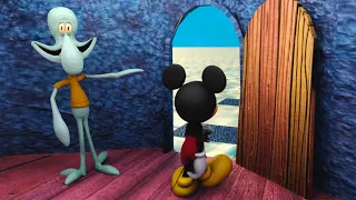 Squidward Kicks Disney Out of His House