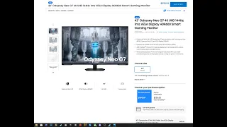 Samsung odyssey neo g7 43 dont buy!