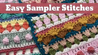 Stitch Tutorial For a Beginner Sampler Blanket