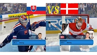 NHL 09: Slovakia - Denmark (4:2) (aktualizované súpisky 2017)