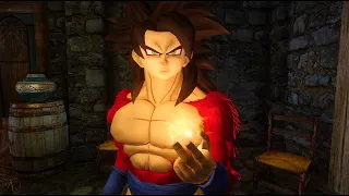 Skyrim mods - SSJ4 Goku