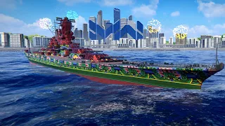 Modern Warships: IJN Yamato Battleship Just For Fun | Not Recommended To Use In Online Match