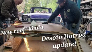 1957 Desoto Hot Rod New Roof!! Fabrication and Sad Update!