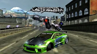 Mitsubishi Eclipse - Insane police chase | Need for Speed Most Wanted 2005 #nfsmostwanted #pursuit