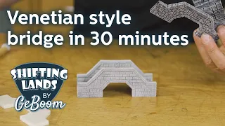 Crafting a Venetian Style Bridge in 30 Minutes (Let's build in silence)