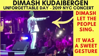 DIMASH Kudaibergen | UNFORGETTABLE DAY | December 10, 2019 CONCERT FANCAM #3 BY REACTIONS UNLIMITED