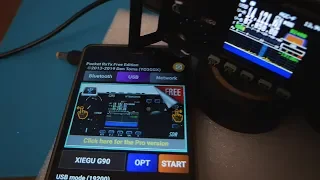 Xiegu G90 и Pocket RxTx на смартфоне
