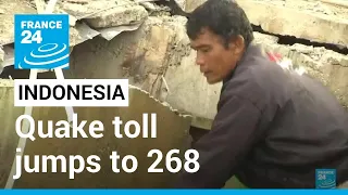 Indonesia quake toll jumps to 268, rescuers hunt for survivors • FRANCE 24 English