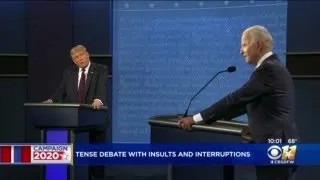 First Trump, Biden Debate Veers From 'How You Doing?' To 'Will You Shut Up?'